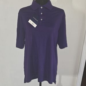 Croft & Barrow Deep Purple Polo Shirt